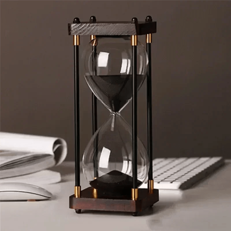 Luxuriöse Retro - Sanduhr: 30 Minuten, elegant & Dekompressionsgeschenk für Büro und Zuhause - ApolettaApoletta