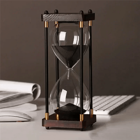 Luxuriöse Retro - Sanduhr: 30 Minuten, elegant & Dekompressionsgeschenk für Büro und Zuhause - ApolettaApoletta