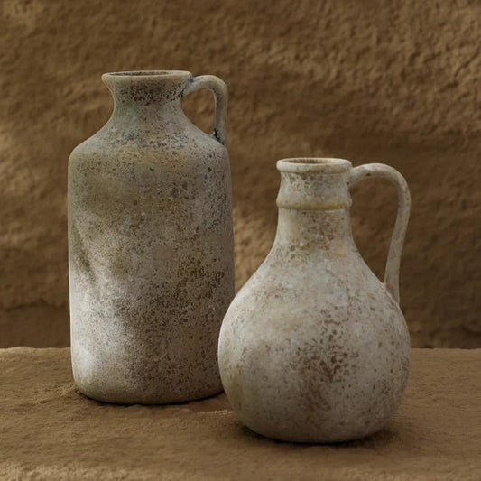 Retro - Keramikvase für Trockenblumen - ApolettaApoletta