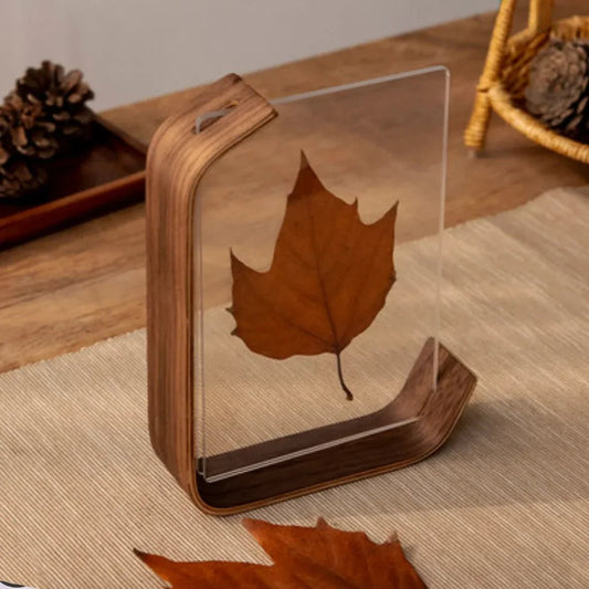 Acryl & Holz - Fotorahmen: Herbarium - Display & DIY - Bilderrahmen für Hochzeitsfotos - ApolettaApoletta