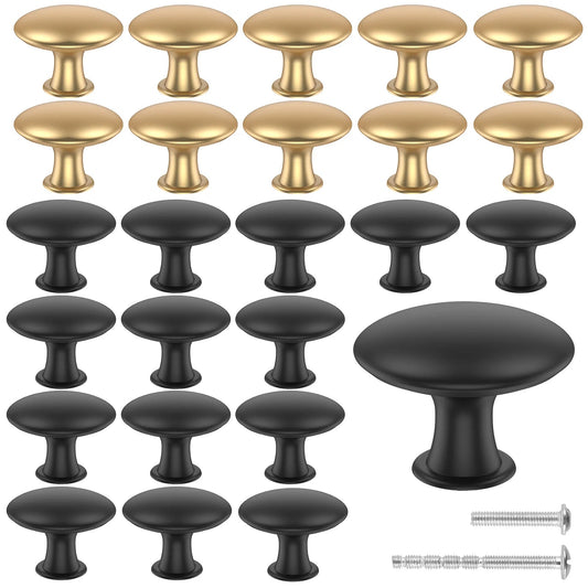 25er Set Schubladenknöpfe in Gold - ApolettaApoletta