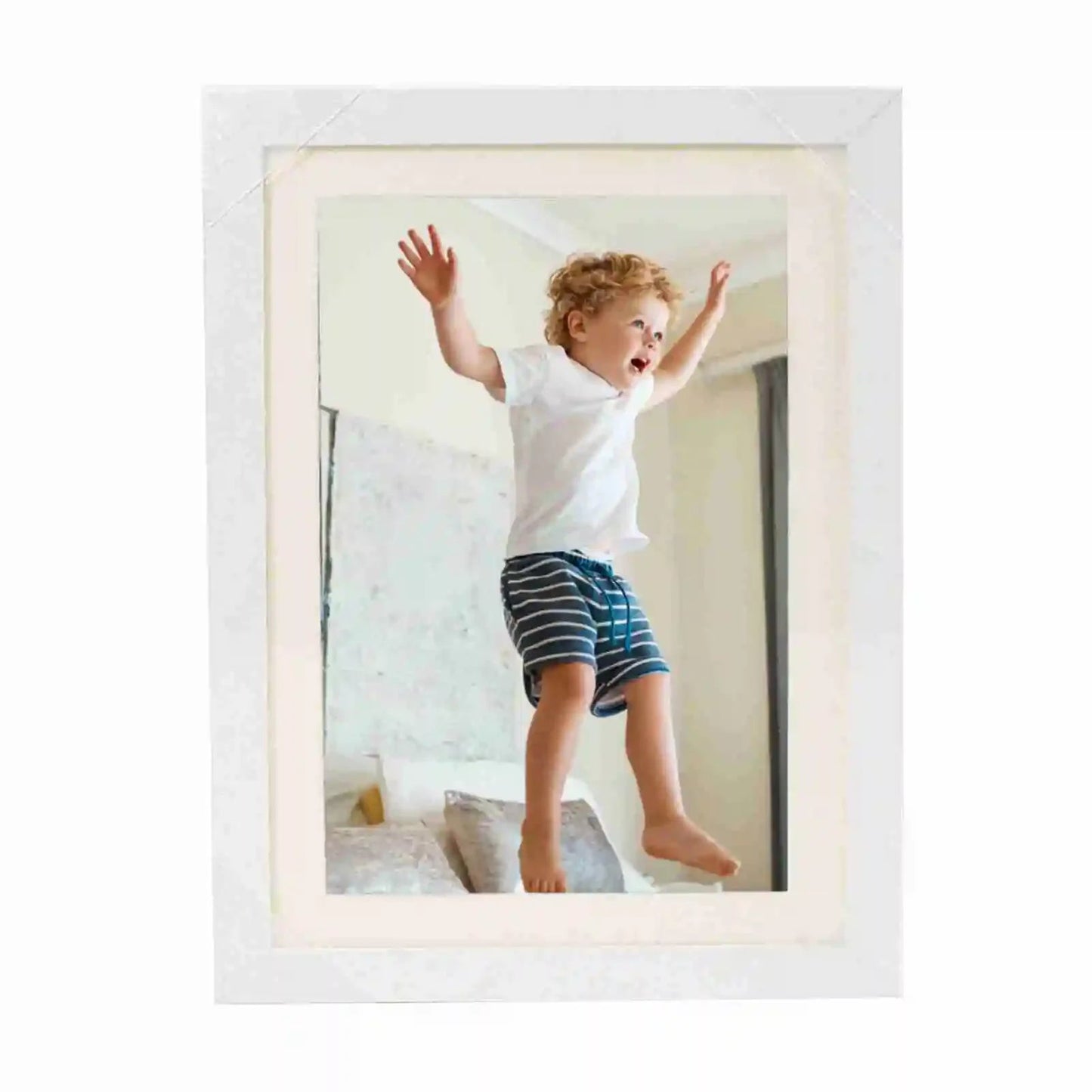 Holz - Fotorahmen: Tisch - Ölgemälde - Box & DIY - Rahmen für Kinderkunst - ApolettaApoletta