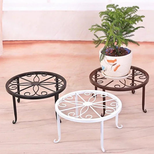 Retro Schmiedeeisen - Blumenständer – Eleganter Display - Ständer für Topfpflanzen - ApolettaApoletta