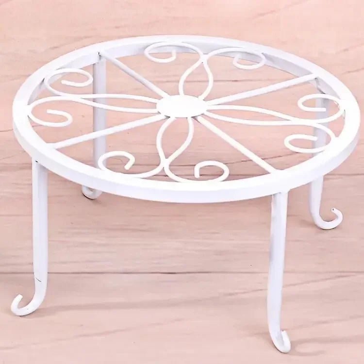 Retro Schmiedeeisen - Blumenständer – Eleganter Display - Ständer für Topfpflanzen - ApolettaApoletta