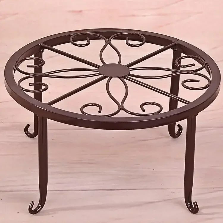 Retro Schmiedeeisen - Blumenständer – Eleganter Display - Ständer für Topfpflanzen - ApolettaApoletta