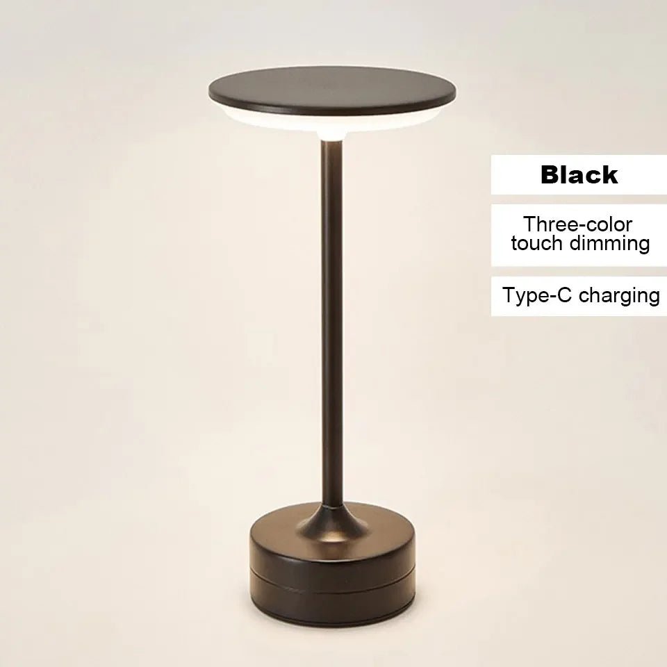 LED - Tischlampe mit Touch - Sensor: USB - aufladbare Leselampe für Schlafzimmer, Restaurant & Bar - ApolettaApoletta