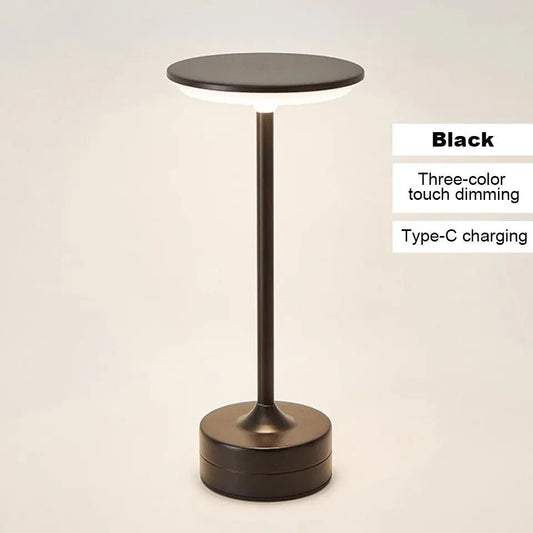 LED - Tischlampe mit Touch - Sensor: USB - aufladbare Leselampe für Schlafzimmer, Restaurant & Bar - ApolettaApoletta