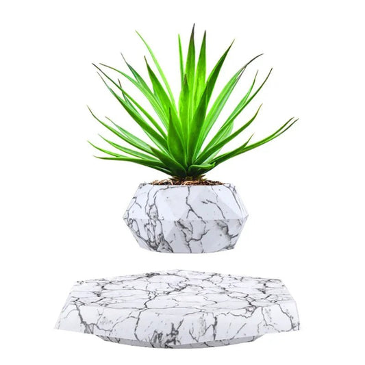 Schwebender Luft - Bonsai - Topf: Drehbarer Blumentopf mit magnetischer Aufhängung - ApolettaApoletta