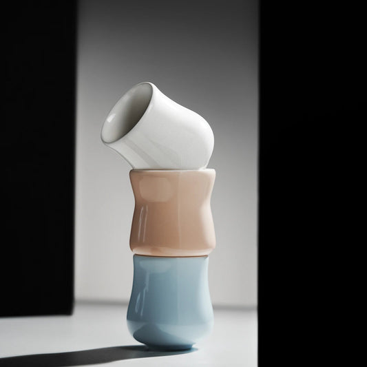 Keramiktasse der Aura - Serie: 150 ml Espressotasse für Latte & Cappuccino - ApolettaApoletta