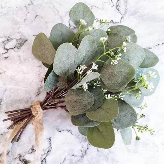 Künstlicher Eukalyptus - Zweig: Realistische Blätter für DIY - Deko & Blumensträuße - ApolettaApoletta