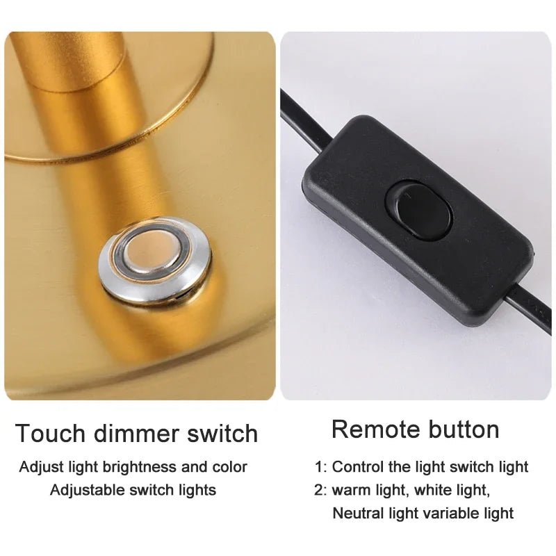 Nordische LED - Tischlampe mit Touch - Schalter - ApolettaApoletta