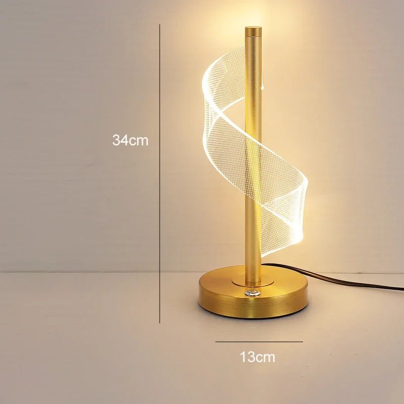Nordische LED - Tischlampe mit Touch - Schalter - ApolettaApoletta