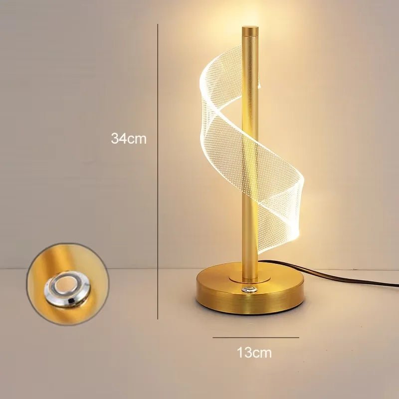 Nordische LED - Tischlampe mit Touch - Schalter - ApolettaApoletta