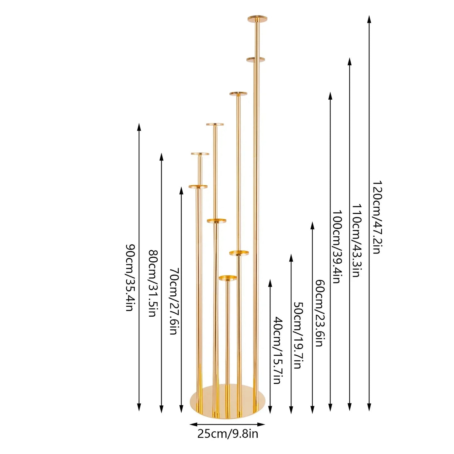 9 - armiger Kerzenhalter: Eleganter Kerzenständer für festliche Anlässe - ApolettaApoletta