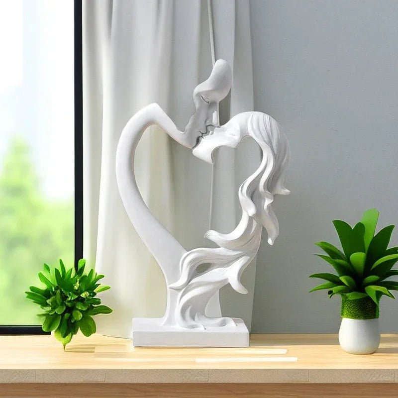 Paar - Statue: Nordische Dekoration für tiefe Liebe - ApolettaApoletta