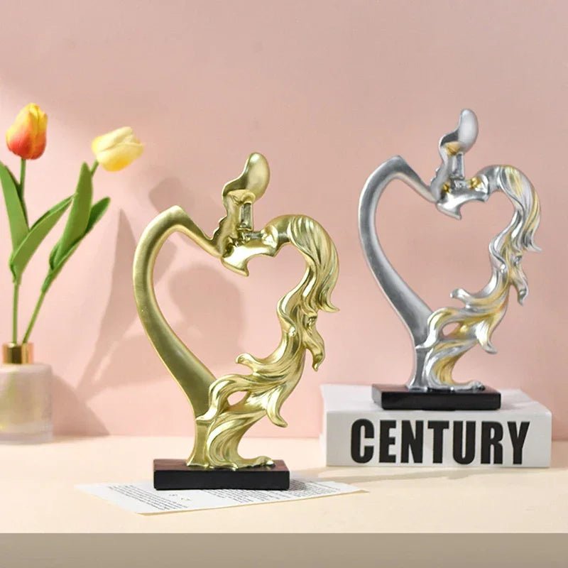 Paar - Statue: Nordische Dekoration für tiefe Liebe - ApolettaApoletta