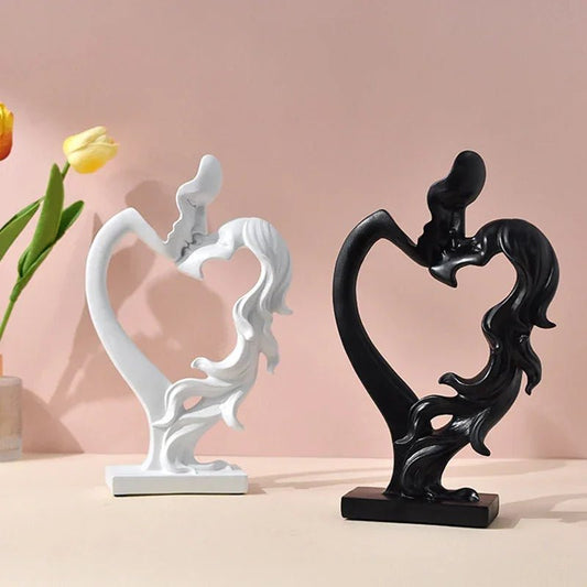 Paar - Statue: Nordische Dekoration für tiefe Liebe - ApolettaApoletta