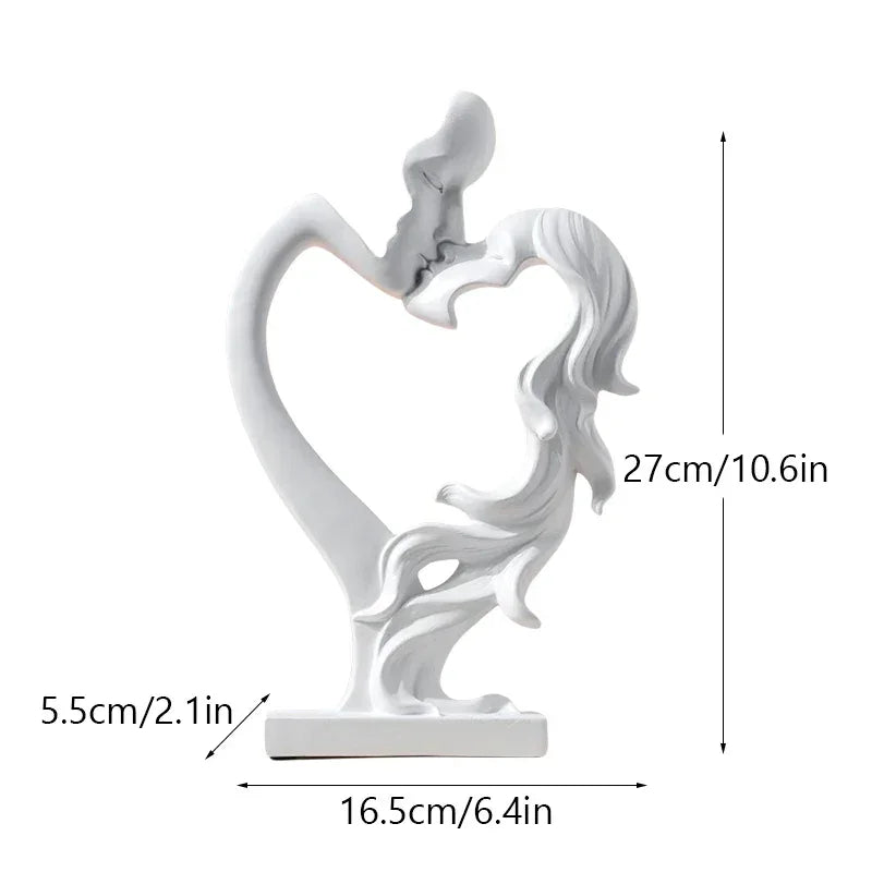 Paar - Statue: Nordische Dekoration für tiefe Liebe - ApolettaApoletta