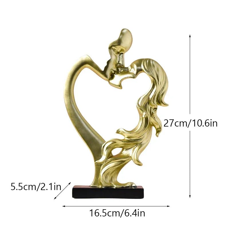Paar - Statue: Nordische Dekoration für tiefe Liebe - ApolettaApoletta