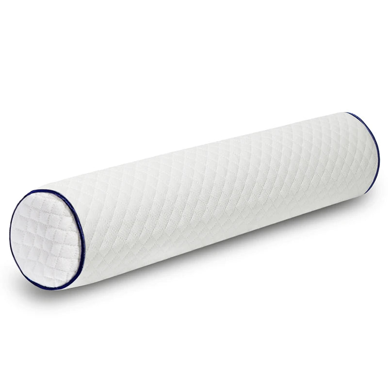 Baumwoll - Memory - Foam - Kissen: Zylindrisches Kissen für Rücken, Beine und Nacken - ApolettaApoletta