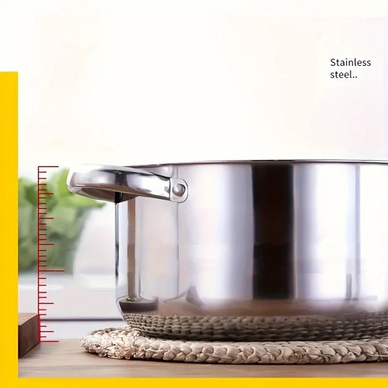 Kochgeschirrset aus Edelstahl: 10 - teiliges Set für vielseitiges Kochen - ApolettaApoletta