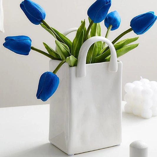 Moderne Vase in Handtaschenform - ApolettaApoletta
