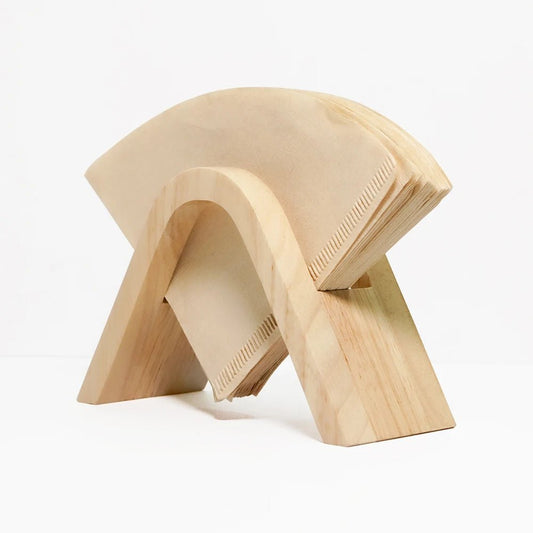 Holz - Kaffeefilterhalter für die Küche - ApolettaApoletta