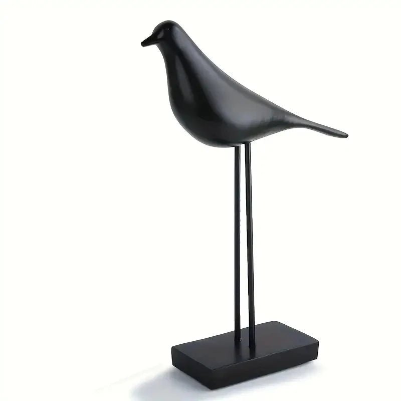 Vogel - Statue aus Harz: Handgefertigte, nordische Dekoration für Büro & Zuhause - ApolettaApoletta