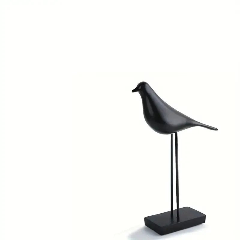 Vogel - Statue aus Harz: Handgefertigte, nordische Dekoration für Büro & Zuhause - ApolettaApoletta