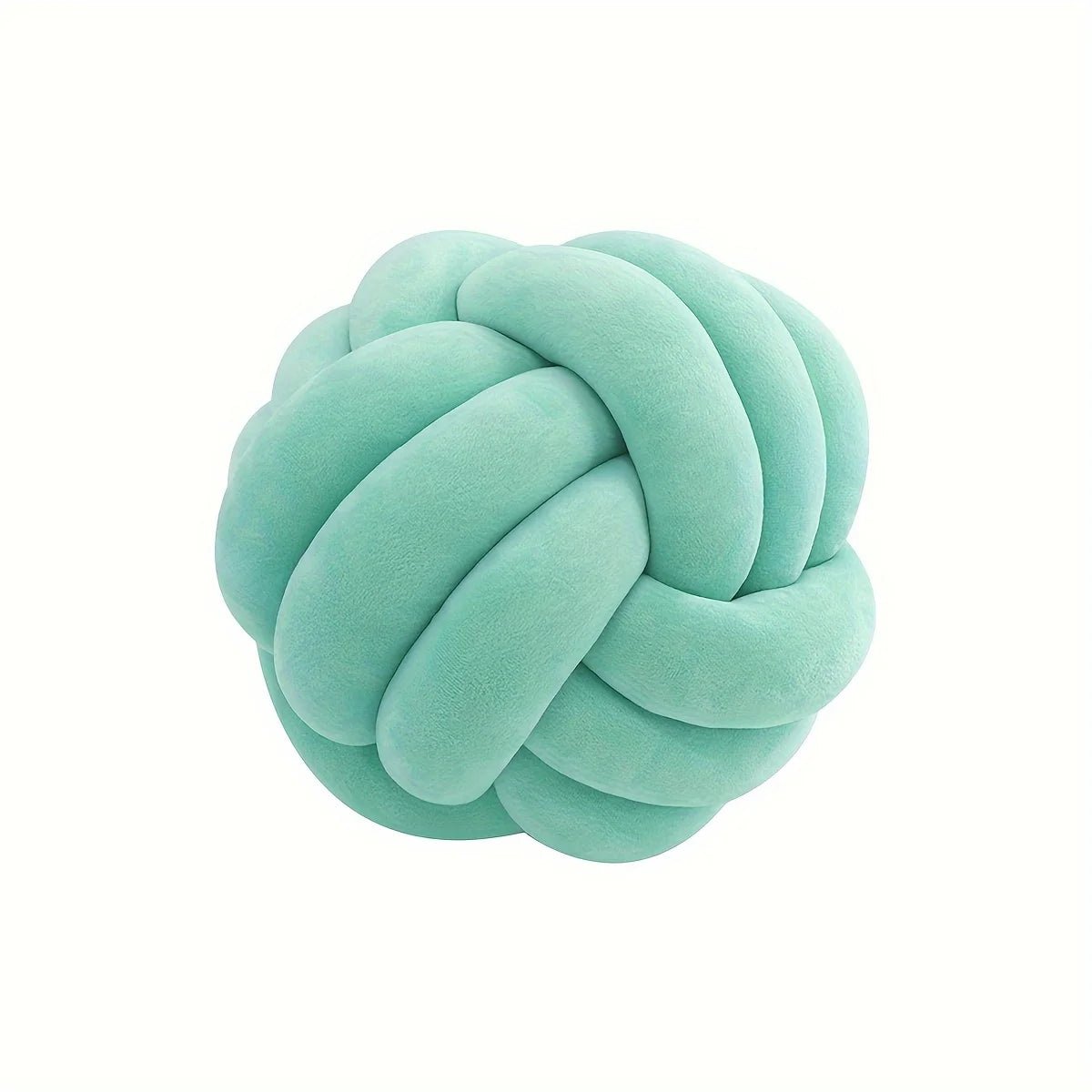 Gestreiftes Knotenkissen: Handgefertigt, modern & gemütlich für Sofa und Zuhause (22,9 x 22,9 cm) - ApolettaApoletta