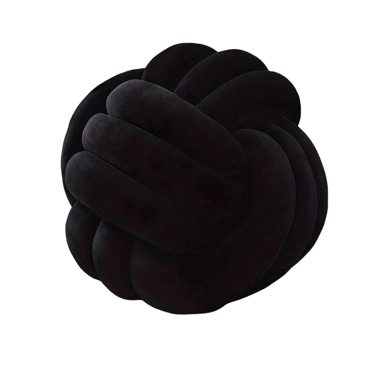 Gestreiftes Knotenkissen: Handgefertigt, modern & gemütlich für Sofa und Zuhause (22,9 x 22,9 cm) - ApolettaApoletta