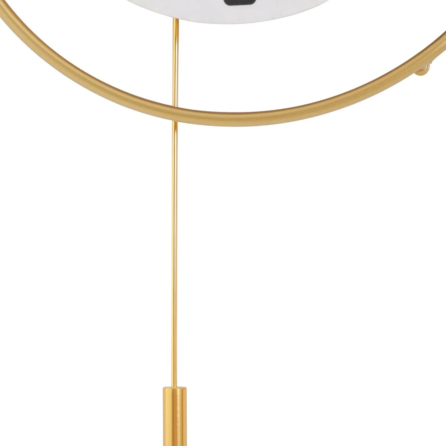 Geräuschlose Wanduhr: Runde Metalluhr für Wohnzimmer & Schlafzimmer - ApolettaApoletta