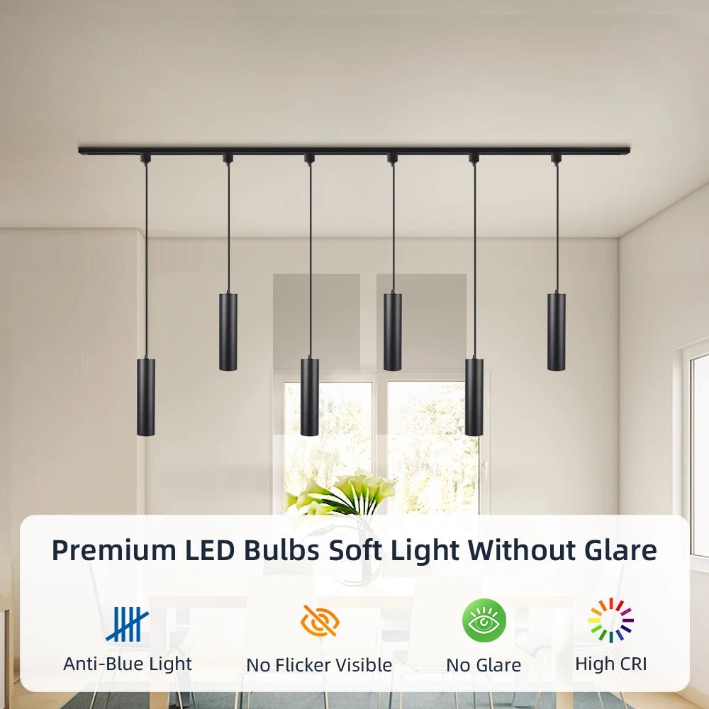 LED - Schienen - Hängeleuchte: 10W/15W Spot - Licht für Küche, Wohn - & Schlafzimmer - ApolettaApoletta