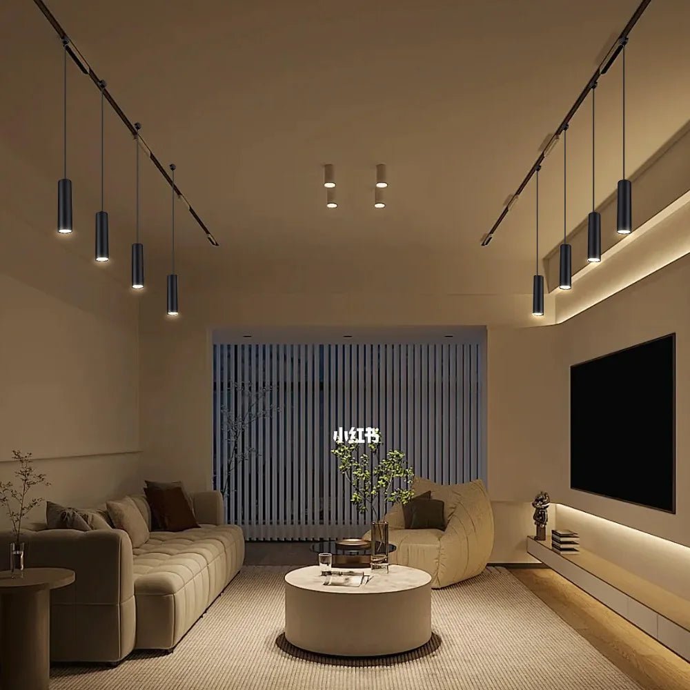 LED - Schienen - Hängeleuchte: 10W/15W Spot - Licht für Küche, Wohn - & Schlafzimmer - ApolettaApoletta