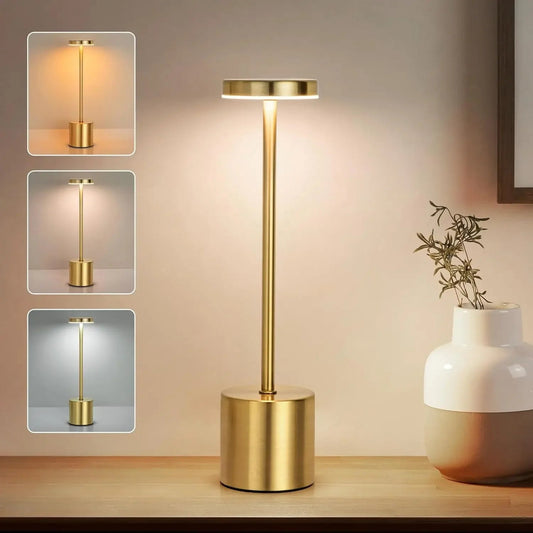 LED Tischlampe mit Touch - Sensor: Kabellos, USB - aufladbar & für Bar und Outdoor - ApolettaApoletta
