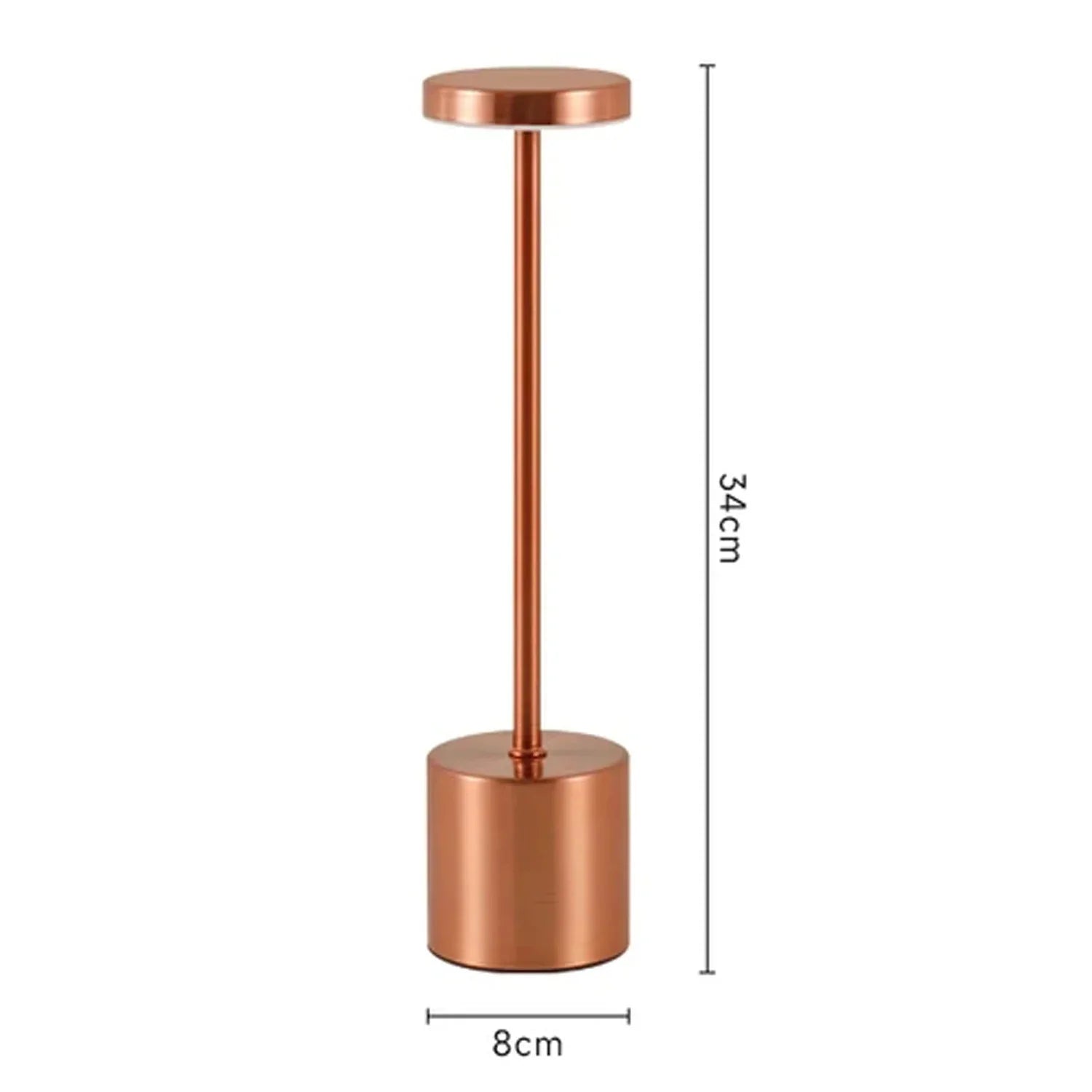 LED Tischlampe mit Touch - Sensor: Kabellos, USB - aufladbar & für Bar und Outdoor - ApolettaApoletta