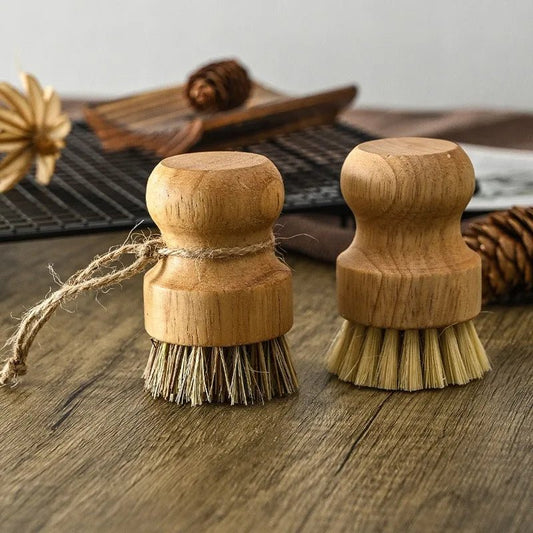 Küchenbürste aus Holz: Multifunktionales Reinigungswerkzeug mit Sisal & Kokos - ApolettaApoletta