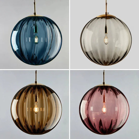 Nordische LED - Pendelleuchte mit Glaskugel - ApolettaApoletta