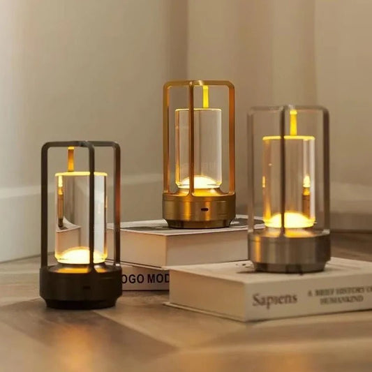LED - Laterne mit Touch: Moderne USB - Tischlampe für Restaurant & Hotel - ApolettaApoletta