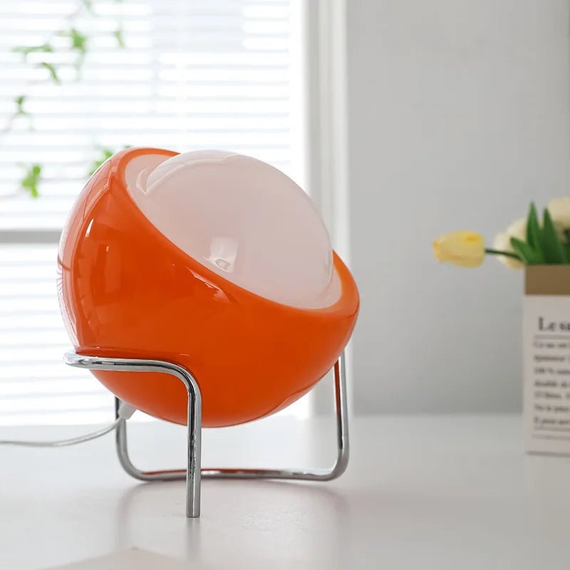 Bauhaus Tischlampe: Retro - Design mit Glas & LED für Wohnzimmer und Schlafzimmer - ApolettaApoletta