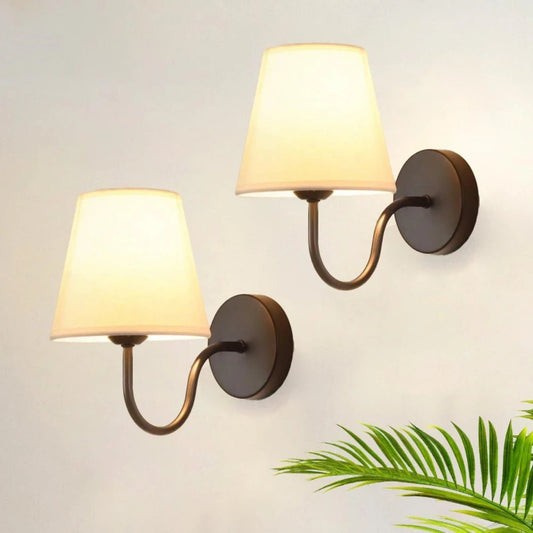 Retro RGB - Wandleuchte: 2er - Set dimmbare Lampen mit Fernbedienung für Schlafzimmer & Wohnzimmer - ApolettaApoletta