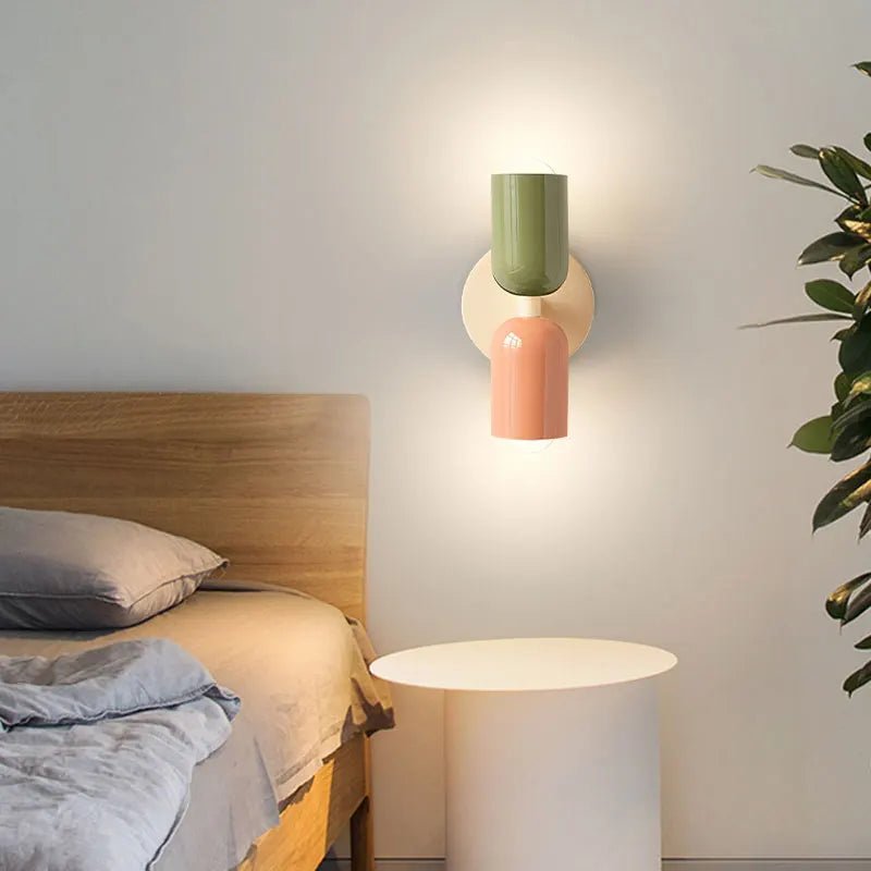 Bunte E27 - LED - Wandleuchte: Für Kinderzimmer, Flur und Schlafzimmer - ApolettaApoletta