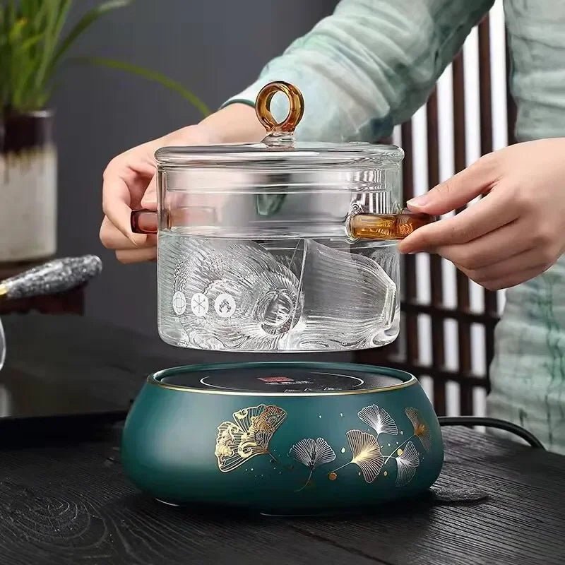 Transparenter Glas - Suppentopf mit Deckel - ApolettaApoletta