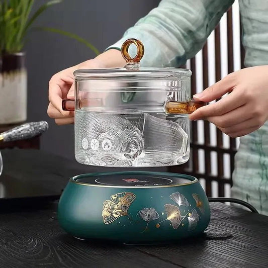 Transparenter Glas - Suppentopf mit Deckel - ApolettaApoletta