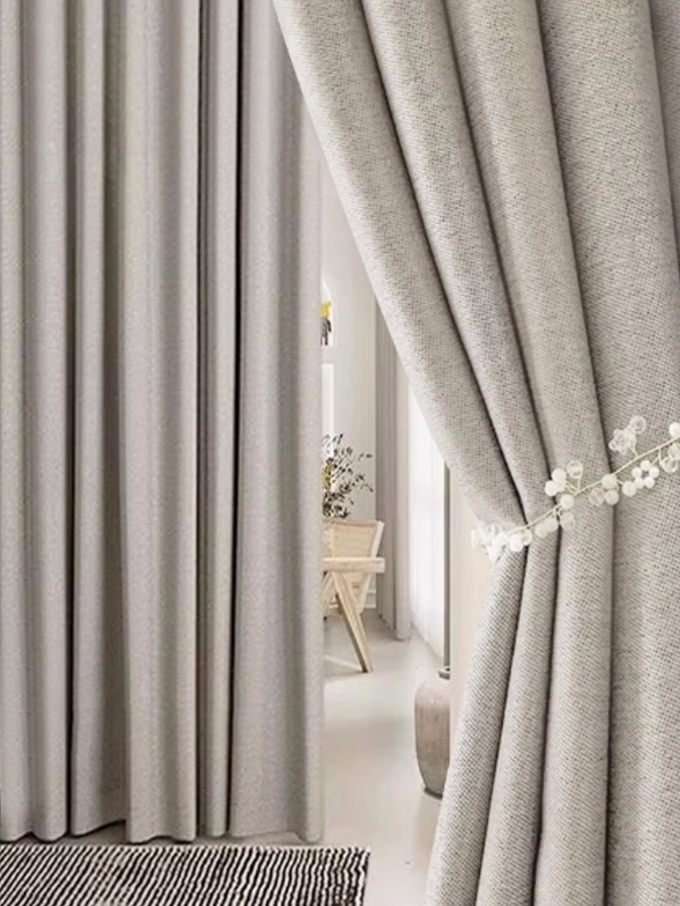Schlafzimmer - Verdunkelungsvorhänge: Schalldämmend & ohne Bohren für erholsamen Schlaf - ApolettaApoletta