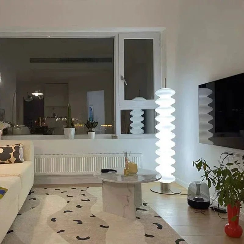 Dänische Kürbislampe: Designer - Stehlampe für Wohn - und Schlafzimmer - ApolettaApoletta