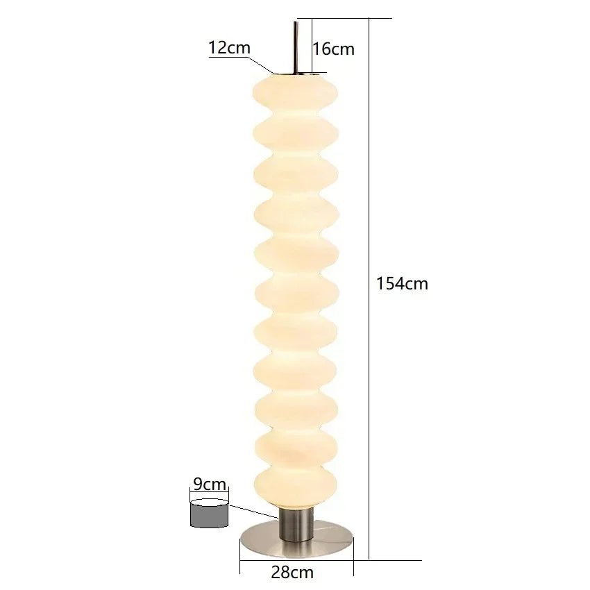 Dänische Kürbislampe: Designer - Stehlampe für Wohn - und Schlafzimmer - ApolettaApoletta