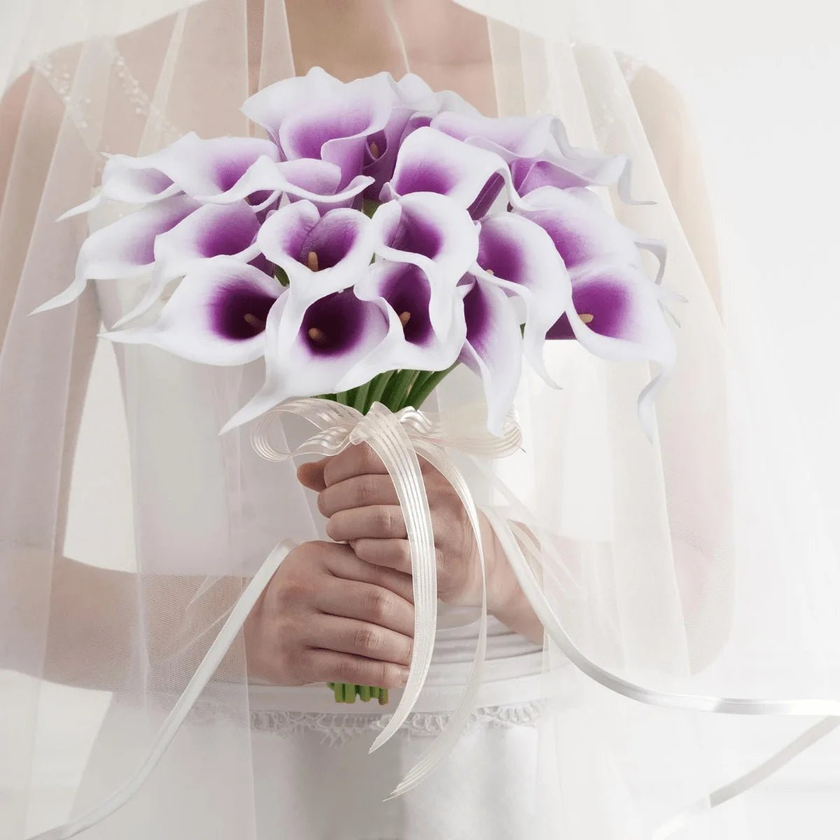 10 künstliche Calla - Lilien für Hochzeit & Deko - ApolettaApoletta