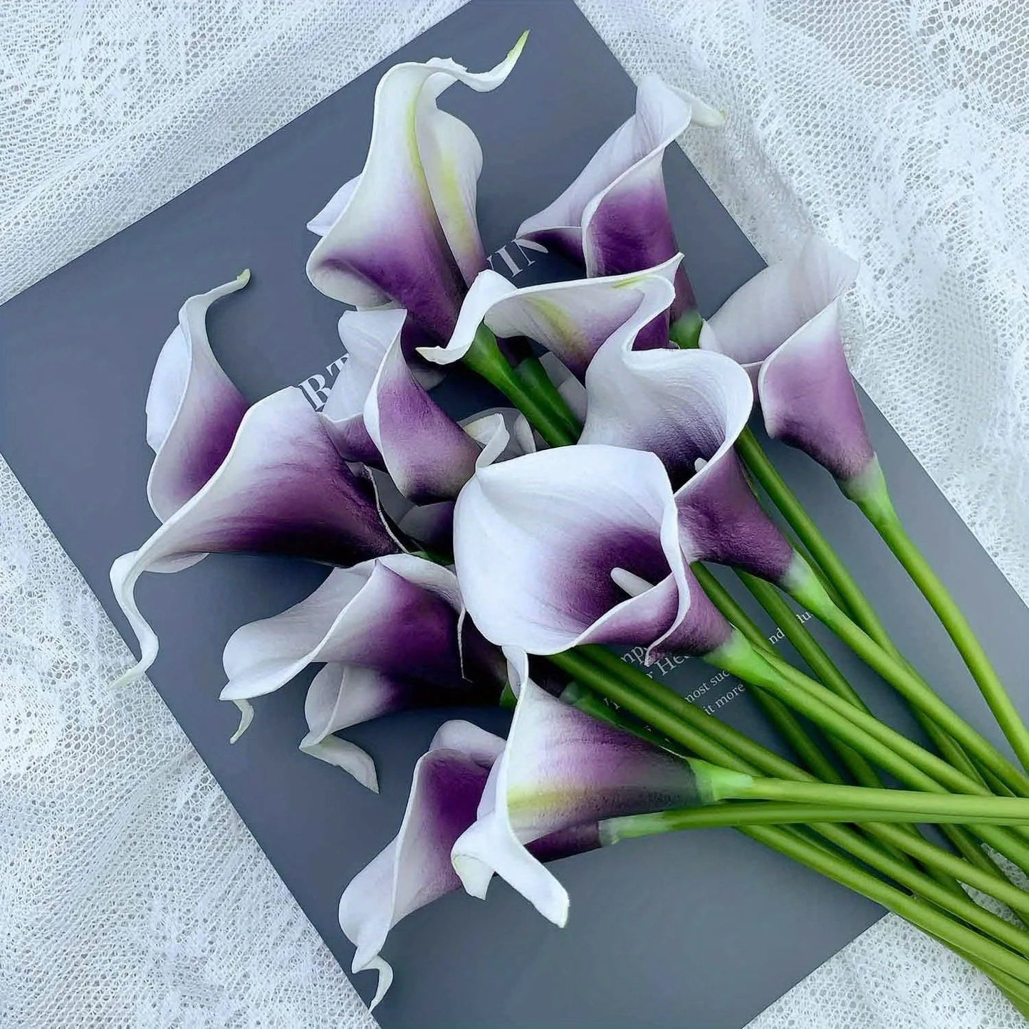 10 künstliche Calla - Lilien für Hochzeit & Deko - ApolettaApoletta