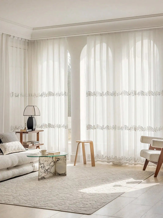 Luxuriöser Pailletten - Vorhang: Französisches Design für Schlafzimmer und Wohnzimmer - ApolettaApoletta